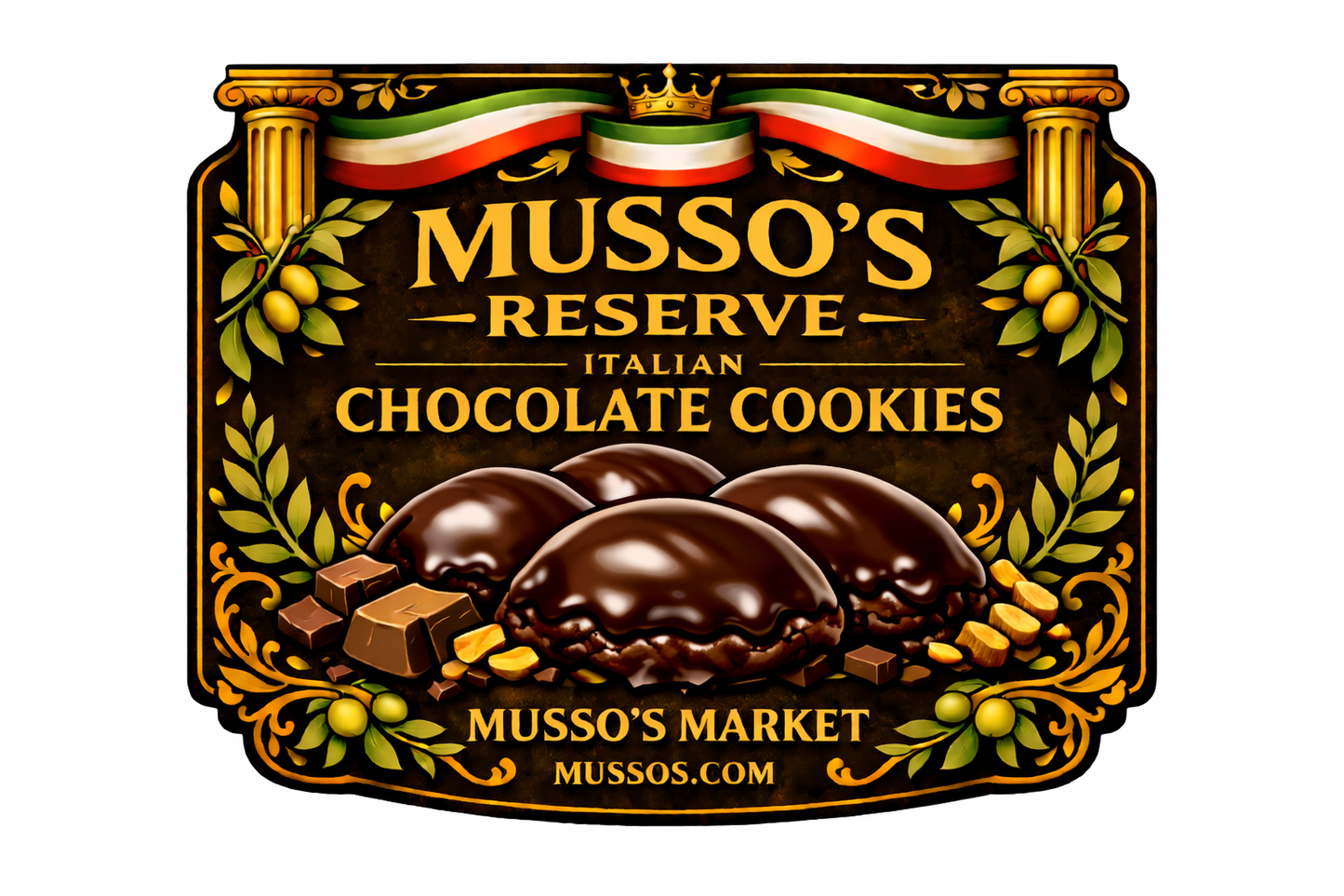 Musso’s Italian Chocolate Cookie - Dozen
